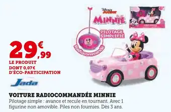 Hyper U Voiture Radiocommandée Minnie offre