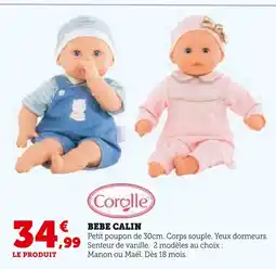 Hyper U COROLLE Bébé Calin Manon offre