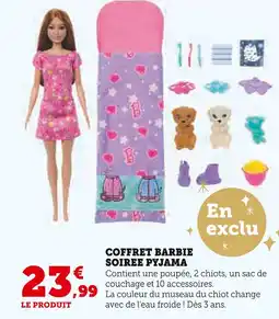 Hyper U Coffret barbie offre