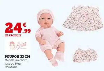 Hyper U Poupon 33 CM offre