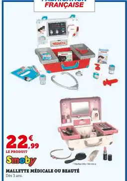 Hyper U SMOBY Mallette médicale offre