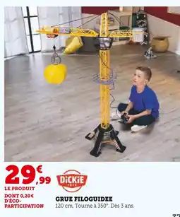 Hyper U Dickie Toys Grue Filoguidée offre