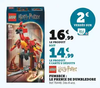 Hyper U LEGO Fumseck : le phenix de dumbledore offre