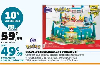 Hyper U Mega Pokémon Stade d'entraînement Pokémon offre