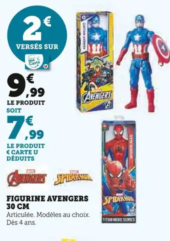 Hyper U Avengers / Spiderman Figurine 30 cm offre