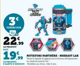 Hyper U Mr Beast Lab Mutators Panthère offre