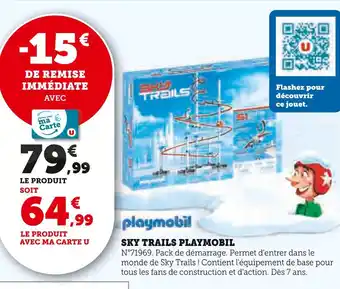 Hyper U SKY TRAILS PLAYMOBIL offre