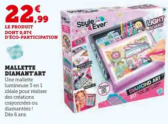 Hyper U STYLE 4 EVER Mallette diamant'art offre