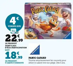 Hyper U RAVENSBURGER Panic Cafard offre