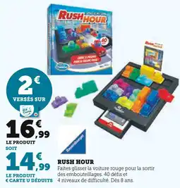 Hyper U ThinkFun Rush Hour offre