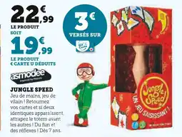 Hyper U ASMODEE Jungle Speed offre