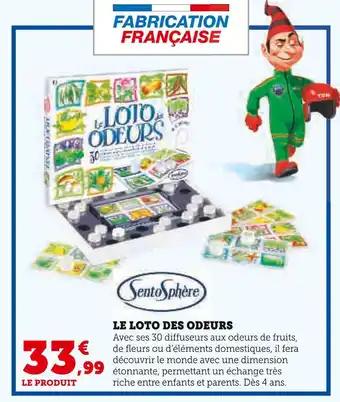 Hyper U SENTOSPHÈRE Le Loto des Odeurs offre