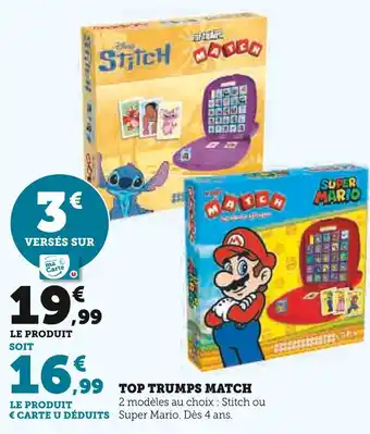 Hyper U Top Trumps Match Stitch offre