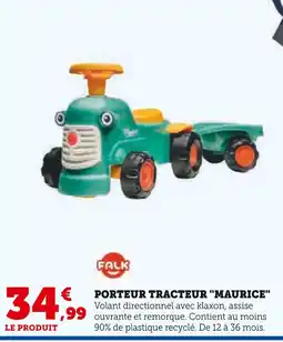 Hyper U FALK Porteur tracteur Maurice offre