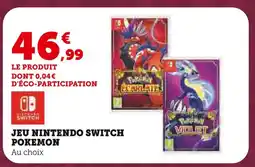 Hyper U POKEMON Jeu nintendo switch offre