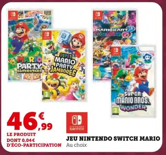 Hyper U NINTENDO Jeu Nintendo Switch Mario offre
