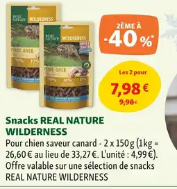 Maxi Zoo REAL NATURE Snacks offre