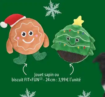 Maxi Zoo FIT+FUN Jouet sapin ou biscuit FIT+FUN offre