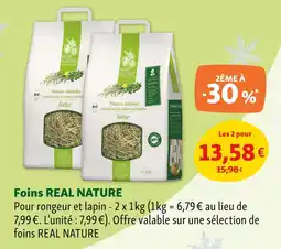 Maxi Zoo REAL NATURE Foin pour rongeur et lapin offre