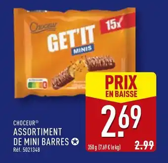 ALDI CHOCEUR Assortiment de mini barres offre
