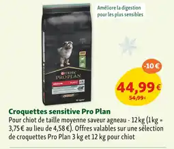 Maxi Zoo Purina Croquettes sensitive offre