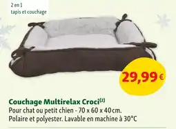 Maxi Zoo Croci Couchage Multirelax offre