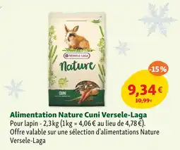 Maxi Zoo Versele-Laga Alimentation Nature Cuni offre