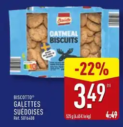 ALDI BISCOTTO Galettes Suédoises offre