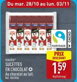 ALDI ISAURA Sucettes en chocolat offre