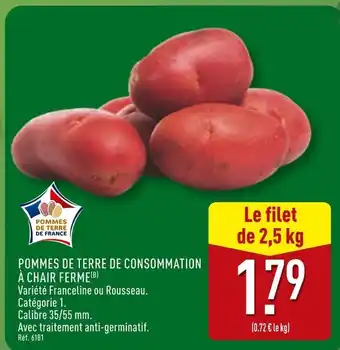 ALDI Pommes de terre de consommation à chair ferme offre