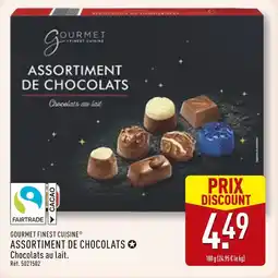 ALDI GOURMET FINEST CUISINE Assortiment de Chocolats offre