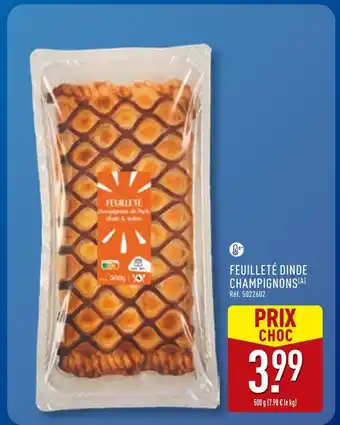 ALDI Feuilleté dinde champignons offre