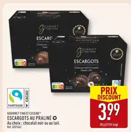 ALDI GOURMET FINEST CUISINE Escargots au praliné offre