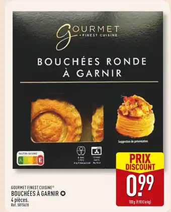 ALDI GOURMET FINEST CUISINE Bouchées à garnir offre