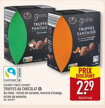 ALDI GOURMET FINEST CUISINE Truffes au chocolat offre