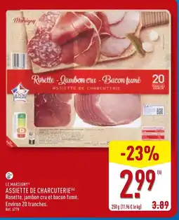 ALDI LE MARSIGNY Assiette de charcuterie offre