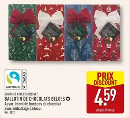 ALDI GOURMET FINEST CUISINE Ballotin de Chocolats Belges offre