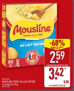 ALDI MOUSLINE Purée au lait entier offre