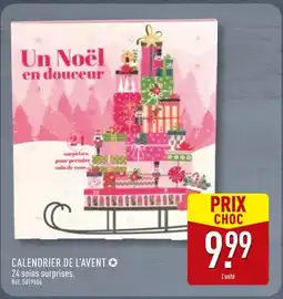 ALDI UN NOEL EN DOUCEUR Calendrier de l'Avent offre