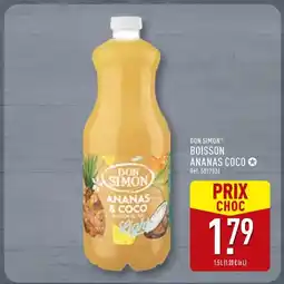 ALDI DON SIMON Boisson Ananas Coco offre