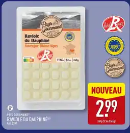 ALDI PAYS GOURMAND Raviole du Dauphiné offre