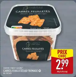 ALDI GOURMET FINEST CUISINE Carrés Feuilletés au Fromage offre