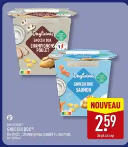 ALDI DAYLICIOUS Gnocchi Box Champignons Poulet offre
