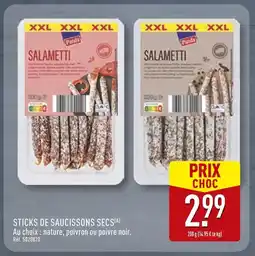 ALDI Sticks de saucissons secs offre