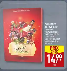 ALDI NOEL EN BEAUTE Calendrier de l'Avent offre