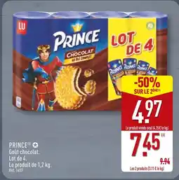 ALDI PRINCE Goût chocolat offre