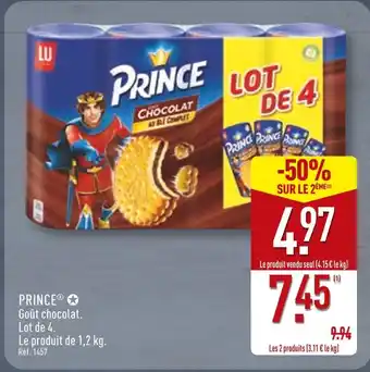 ALDI PRINCE Goût chocolat offre