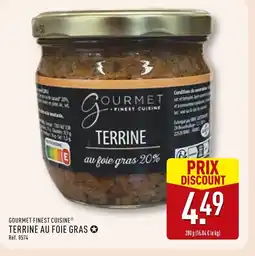 ALDI Gourmet Finest Cuisine Terrine au foie gras 20% offre