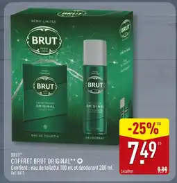ALDI BRUT Coffret Brut Original offre