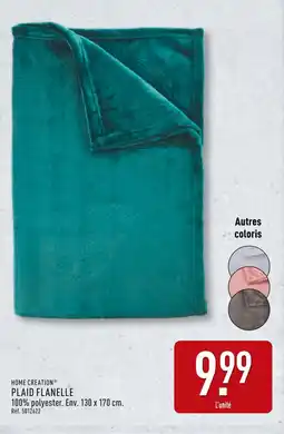 ALDI HOME CREATION Plaid Flanelle offre